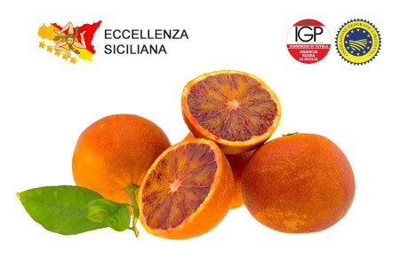 Arance Rosse di Sicilia (buccia e polpa rossa)